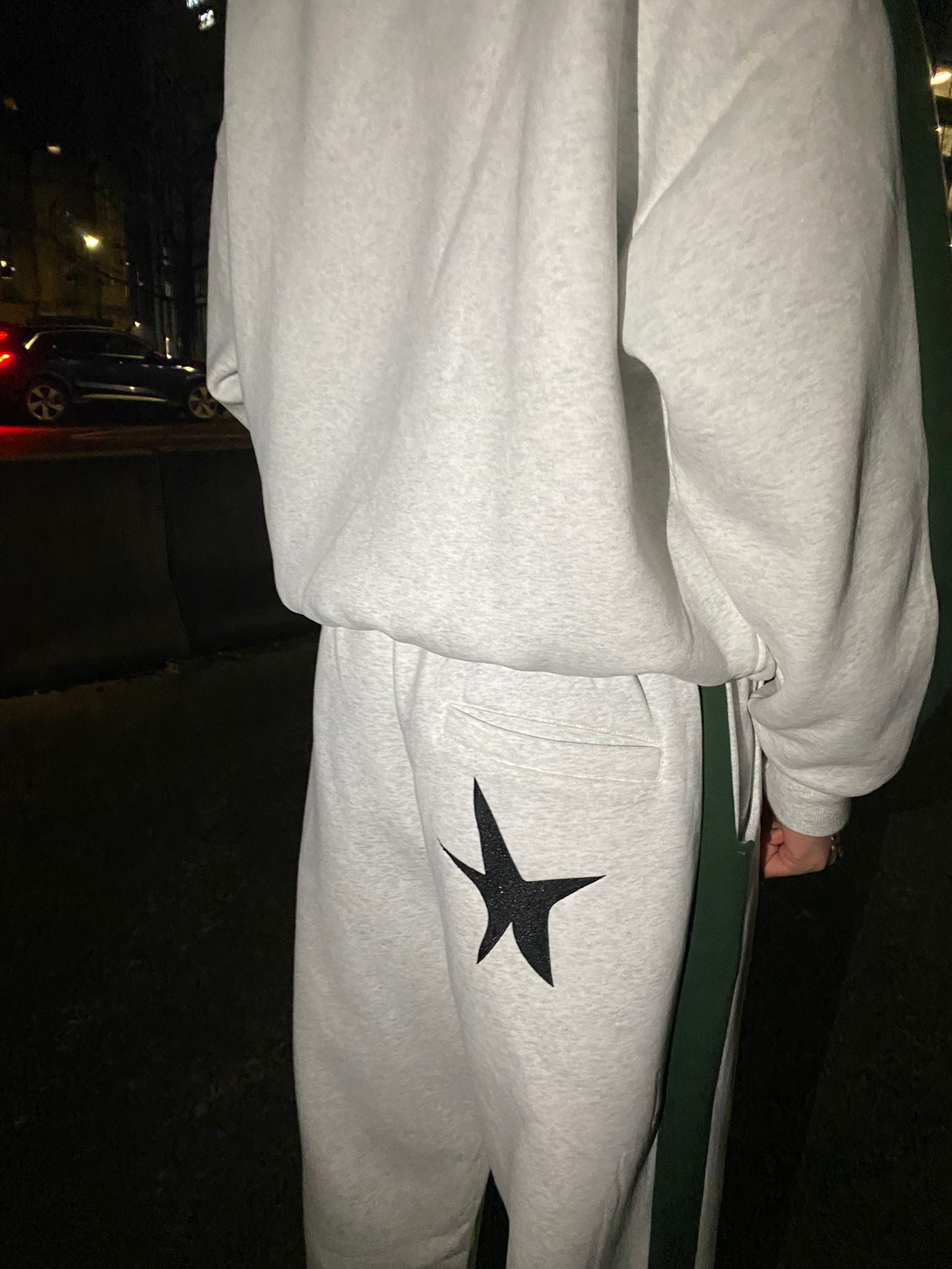 Green Panel Sweats